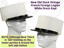 Vintage New Old Stock NOS French Foreign Legion Kepi Sun Fade HCL