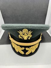 KINGFORM WOOL FIELD OFFICERS VISOR CAP Size 7 And 3/8 ￼New picture