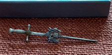 Vintage Sterling Silver US ARMY Eagle Sword Pin  721 picture