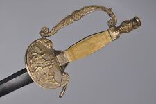 Rare Roman Helmet Non-Regulation Militia Officer's Saber Civil War Sword picture