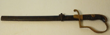 C. 1900, WWI Era German WkC Maker Sword, Plain Blade Oak Leaf  picture