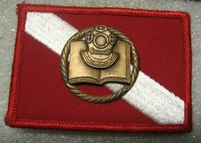 Lithuania Lithuanian Military Diving School Badge + patch