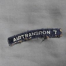 Airtransron 7 Navy Tab Rocker Ribbon Patch picture
