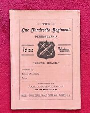 1884 THE ONE HUNDREDTH REGIMENT 