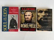 Civil War Biographies 3 Book Lot -Stonewall, Forrest, Chamberlain -1 HC 2 PB picture