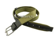 Soviet Red Army WWII Soldiers Canvass And Leather Belt.