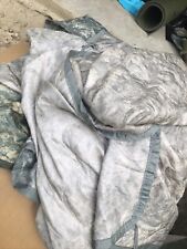 US Military Army ACU Digital Wet Weather PONCHO LINER Woobie Blanket Faded GC picture