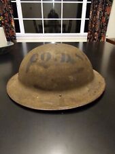 M1917 WWI US Doughboy Helmet W/ Liner WW1  picture