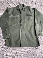 US Army Dated Sateen OG-107 Utility Shirt, 1969. US Army 60s 70s picture