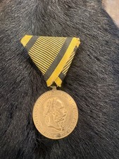 Austro-Hungarian War Medal 1873 made from CAPTURED CANNONS