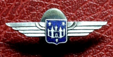Military aviation silver badge to identify