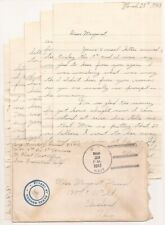 WWII USMC Letter. 1st Marine Division. Fought at Guadalcanal and Cape Gloucester picture