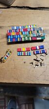Old Vintage WWII Korea Vietnam US Marine Corps 19 Ribbon Bar Lot Navy ? picture