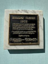 1972 Holiday Season Marble & Brass Military Plaque Sent to Families of POW MIA’s picture