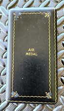 WW2 Air Medal Coffin Style Case - WWII -Air Corps - No Medal Case Only picture