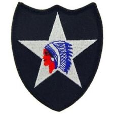 Army 2nd Infantry Iron On Patch 3 1/4