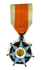 France Order of Social Merit 3rd Class Knight Silver Enamel French Medal