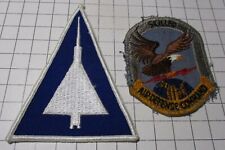 USAF AIR FORCE MILITARY PATCH ADC SKILLED F-102 TRIANGLE SET (2) FIGHTER FIS picture