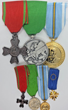 Lot European Association 3 Commemorate Medals +4 Mini Order Sphinx & other Ally