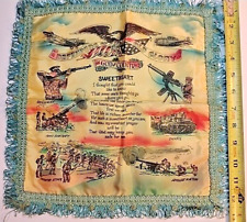 WW2 Military Army Satin Sweetheart Pillowcase Defender of Old Glory 13