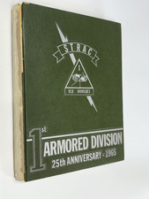 1st Armored Division 25th Anniversary 1965 Hardback