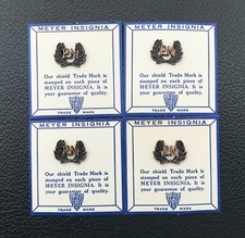 Trujillo Era DOMINICAN REPUBLIC POLICE Policia Nacional Collar Brass (Two Sets)