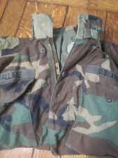 Usa Army Military Woodland Camo Jacket Size S picture