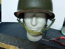 WW2 11th Airborne helmet with jump liner..Named to Major.Mid-late war...Original picture