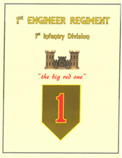 WW I US Army 1st Engineer Regiment 1st Division Big Red One Roster Awards Book