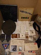 Vintage 40's Military WWII Photos,Ephemera,Cards,Letters,Marine Uniform,Yearbook picture