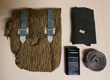 Soviet Cold War Era East German Rain Camo 4 Cell Mag Pouch cleaning kit sling  picture
