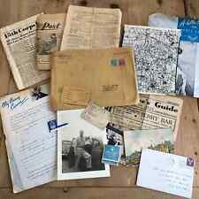 WWII Large Lot of Personal Documents Ephemera Sgt James Mulholland US Air Force picture