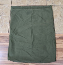 Vintage Barracks Bag Cotton Green 30x23 Army Military With Drawstring OG-107 picture