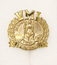 Military School Hat Badge - Virginia Military Institute - nhm, s/b - Cadet 3048