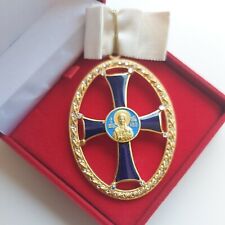 Medal Badge  Cross Of The Order Of St.Olga 1 degree Crystal REPLICA picture