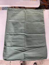 US Army BARRACKS BAG OD Green 100% Cotton Large Laundry Bag - Used picture