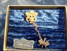 WWII US Army Signal Corps  Sweetheart Pin In Original Box / Gold Plated picture