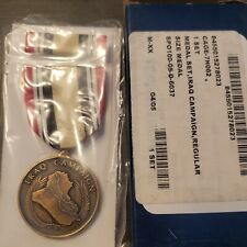 US Military Iraq Campaign Full Size Service Medal And Ribbon Set Army  picture