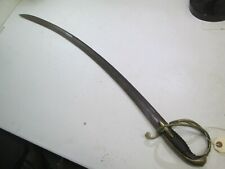 IMPORT US WAR OF 1812 ARTILLERY SWORD WITH NO SCABBARD ETCHED BLADE #T80 picture