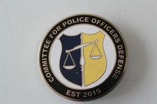 Committee For Police Officers Defense Associate Member Challenge Coin