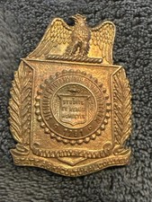 BLANK BADGE UNIVERSITY OF VERMONT STATE AGRICULTURAL COLLEGE 1791🔥🔥🔥