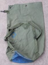 Military Nylon Duffel Bag SP0100-84-C-0357 Carry Straps picture