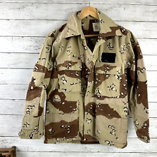 US Army Desert Storm Chocolate Chip Camo Combat Uniform Jacket Coat Small Short picture