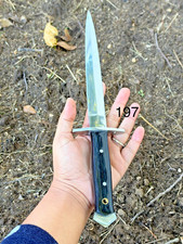 Vintage CASE V-42 Dagger US Special Forces WWII Double Edge Fix Blade Knife