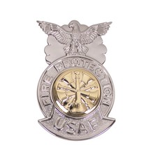 Air Force Badge Fire Protection Deputy Fire Chief - miniature Five  Bugles