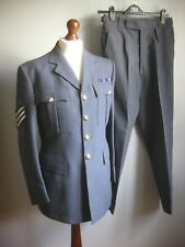 British Army RAF SUIT No1 Dress Uniform Jacket Trousers size 26 chest 38 W28 L28 picture