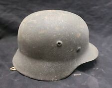 WWII German Luftwaffe Helmet M35 Stahlhelm No Liner OR Chinstrap SE64 picture