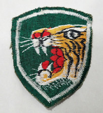 ROK Republic of Korea Capital Mechanized Infantry Tiger Div Patch Vietnam Era VG picture