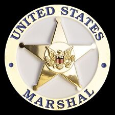 United States Marshal Gold 3D Challenge Coin picture