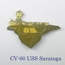 USS Saratoga CV-60  Lapel Pin Navy Aircraft Carrier picture